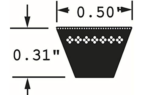Sears Craftsman 10" Contractor Table Saw V-Belt Kit with 2 1/2" Pulley Set & Keys Or1More