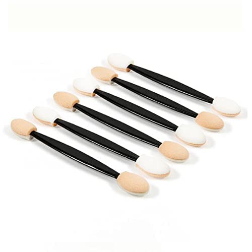 ZYIGYI 200 PCS 3 Inch Disposable Eyeshadow Brushes, Sponge Makeup Applicators Dual Sides ZYIGYI