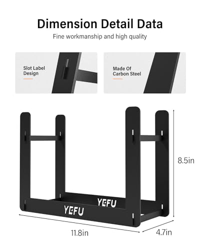 YEFU Mini Firewood Rack for Solo Mesa Stove Mesa XL, 12in Logs Holder for Outdoor Indoor Fireplace, Wood Lumber Storage Organizer, Carbon Steel Small YEFU