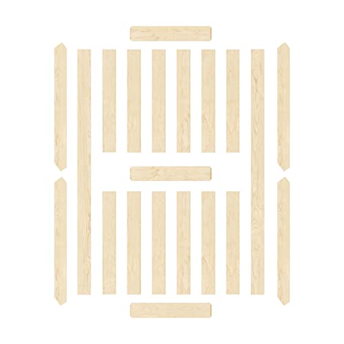 Brosisincorp 36 x 84 inch Barn Door with 6.6ft Hardware Kit Included, Unfinished Solid Pine Wood Sliding Barn Doors Panel for Interior, Easy to Brosisincorp