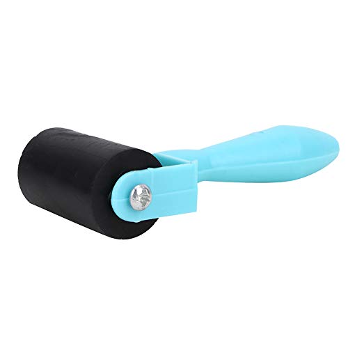 Rubber Glue Roller with 3.5cm Rubber Handle Ink Print making Brayer and Anti Slid Handle for Art Stamping Tool(Green) Garosa