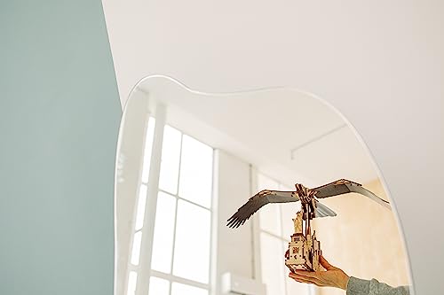 Wood Trick Liberty Eagle 3D Wooden Puzzles for Adults and Kids to Build - Mechanical Wings Movement - Engineering DIY Project Bird 3D Puzzles for Wood Trick