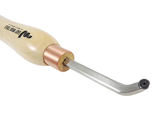 Easy Wood Tools 3 Piece (6504) Mini Hollowers Set for Miniature Hollow Forms #1, 2 and #3 Hollowers Come Equipped with Ci5-NR Patented Negative Rake - WoodArtSupply