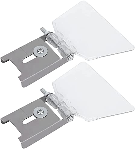 Longzhuo Eye Shields for Bench Grinder, 2Pcs Bench Grinder Guards, Bench Grinder Safety Shields, 304 Stainless Steel Case Tool, Shield Attachment Longzhuo