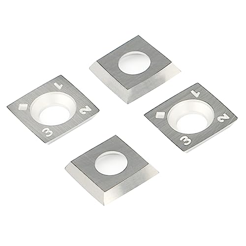 FOXBC 15mm Carbide Knife Inserts Replacement for Jet Powermatic 1791212 and Spiral Shelix Heads Planer Jointers - 10 Pack FOXBC