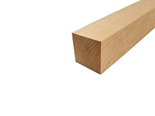 Hard Maple Lumber Turning Blank Square - 2.5" x 2.5" x 36" (1 Pc) Barrington Hardwoods