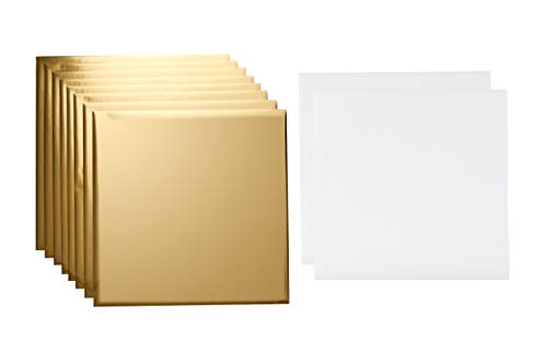 Cricut 2008718 Foil Transfer Sheets, Gold (8 ct), 30.5 cm x 30.5 cm (12" x 12") Cricut