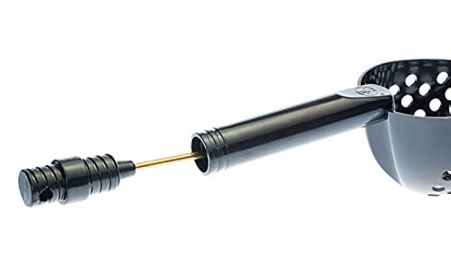 Metal Detecting and Treasure Hunting Tool Kit #2 Black Sand Scoop, Hand Trowel, Super Scooper, and Brass Probe - WoodArtSupply