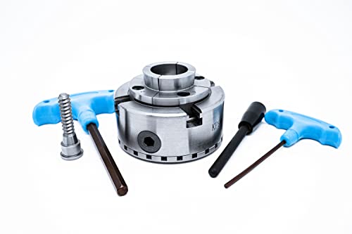 LLDSIMEX 4Inch/96mm Self Centering 4 Jaws Wood Lathe Chuck Wood Working Chuck 1"-8TPI LLDSIMEX