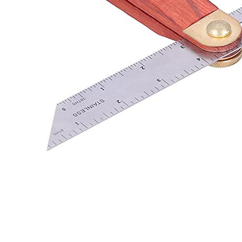 FTVOGUE Woodworking Bevel Adjustable Carpentry Square Bevel Gauge Movable 9in Sliding T Bevel Measurement Tool for Woodworking,Square FTVOGUE