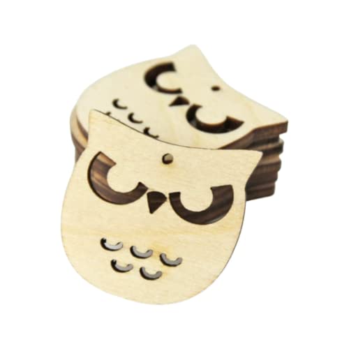 ALL SIZES BULK (12pc to 100pc) Unfinished Wood Laser Cutout Owl Dangle Earring Jewelry Blanks Shape Crafts Made in Texas Texan Wood Crafts
