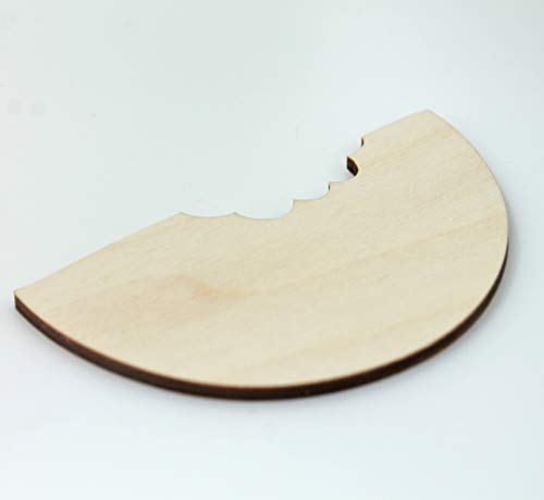 6-Pack Watermelon with or without Holes Unfinished Wood Cutout DIY Crafts Door Hanger Ready to Paint Cut Out Birch Plywood All Sizes Texan Wood Crafts