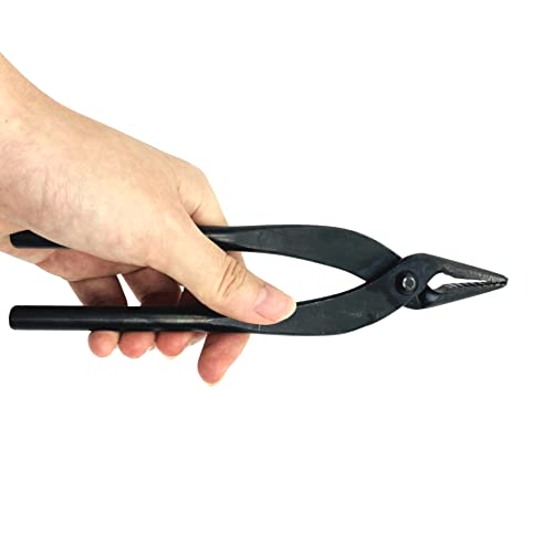 KAKURI Bonsai Pliers 7.2" (185 mm) Bonsai Wire and Jin Pliers Tool, Japanese Carbon Steel, Black, Made in JAPAN KAKURI