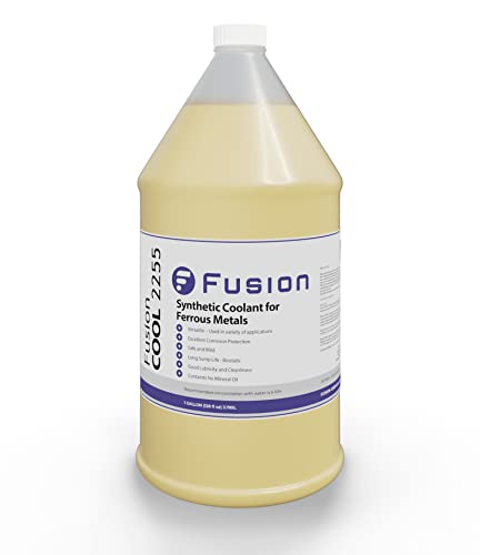 Mist Coolant for Metal Cutting Applications | Fusion Cool 2255 | Premium Synthetic Metalworking Fluid (1 Gallon) Fusion Chemical