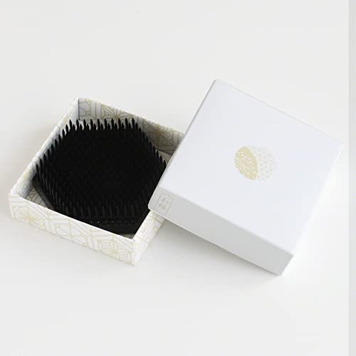 Wazakura Japanese Black Hexagon Ikebana Kenzan Flower Holder 2.6 in (68 mm), Made in Japan Floral Arranging Pin Frog Tool Wazakura