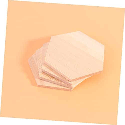 COHEALI 20 Pcs Unfinished Wood Cutout Shapes Ornament Kits for Kids Wood Cutouts for Crafts Unfinished Wood Cutouts Unfinished Wood Shapes Wood COHEALI