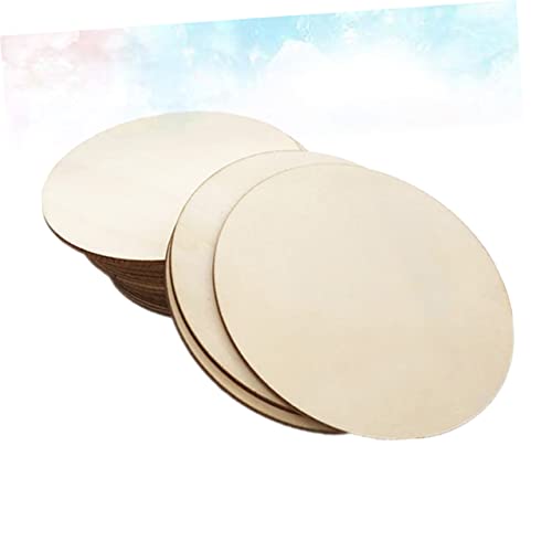 COHEALI 50pcs Xmas DIY Craft Wood Nativity Crafts Christmas Unfinished Wood Cutout DIY Art Craft Painting Slices Wood Burning Kit DIY Painting Crafts COHEALI