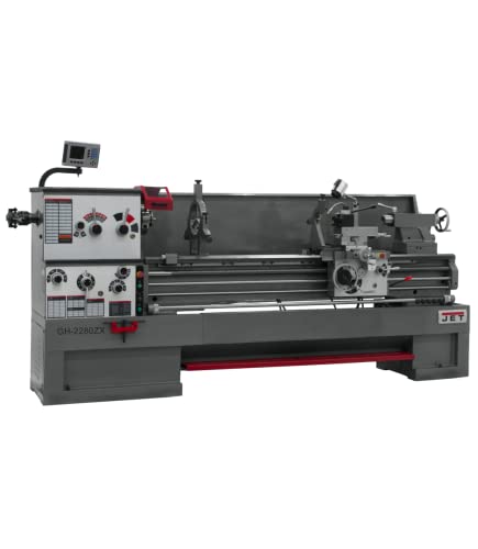 JET GH-2280ZX With ACU-RITE 203 DRO With Taper Attachment and Collet Closer (321568) Jet