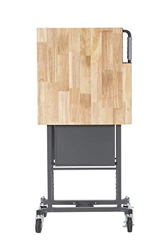 COSCO SmartFold Portable Workbench/Folding Utility Table (Gray Steel Frame) Cosco