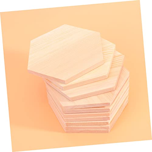 COHEALI 20 Pcs Unfinished Wood Cutout Shapes Ornament Kits for Kids Wood Cutouts for Crafts Unfinished Wood Cutouts Unfinished Wood Shapes Wood COHEALI