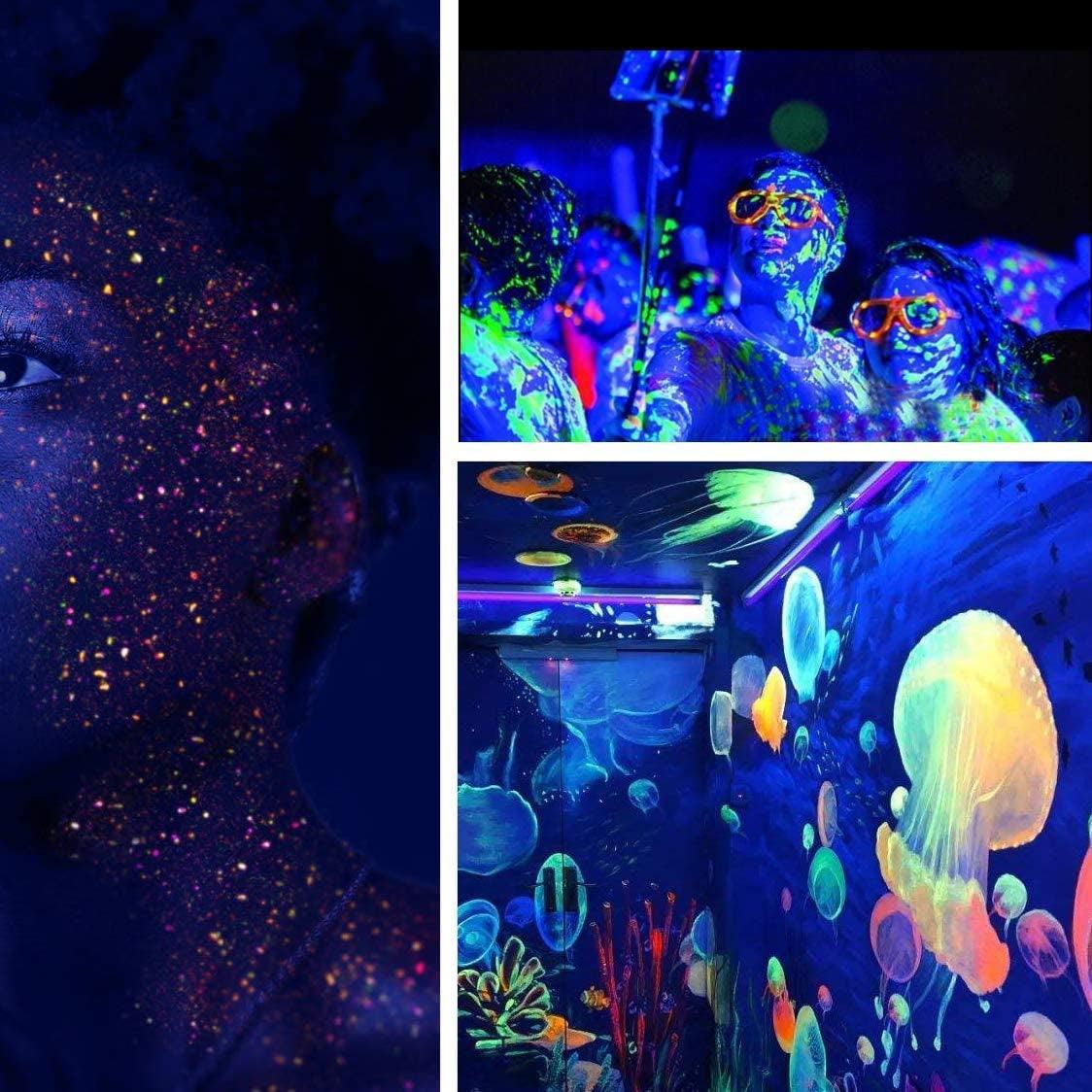 Glow in the Dark Powder 12 Colors Epoxy Resin Dye Luminous Pigment Safe Long Lasting for Fine Art, DIY Nail Art, Colorant, Acrylic Paint, DIY Crafts WoodArtSupply