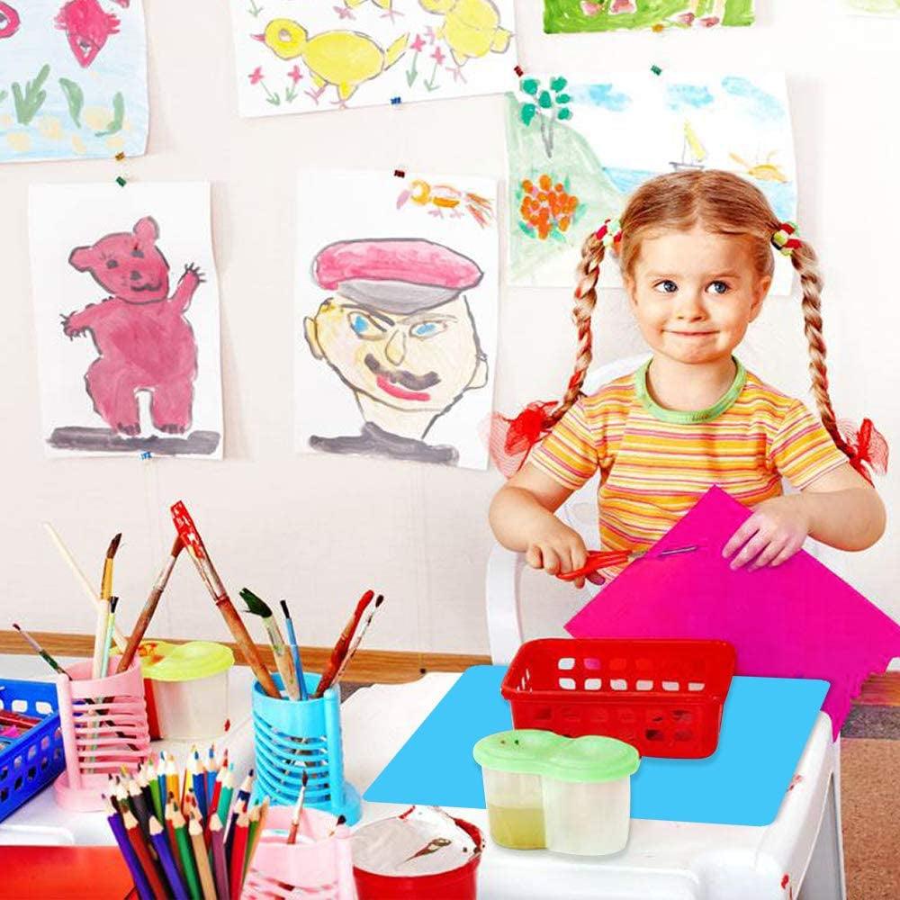 3 Pack Large Silicone Sheets for Crafts, Liquid, Resin Jewelry Casting Molds Mat, Silicone Placemat. 15.7” X 11.8” (Blue & Rose Red & Green) WoodArtSupply