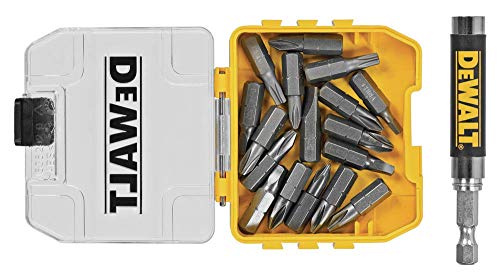 DEWALT DWAF2058CS 18 pc. Compact Magnetic Drive Guide Set, Yellow DEWALT