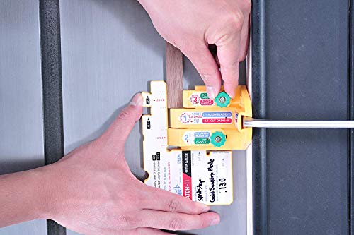 MICROJIG Matchfit SG-133 Setup Gauge Accessory, Yellow MICRO JIG