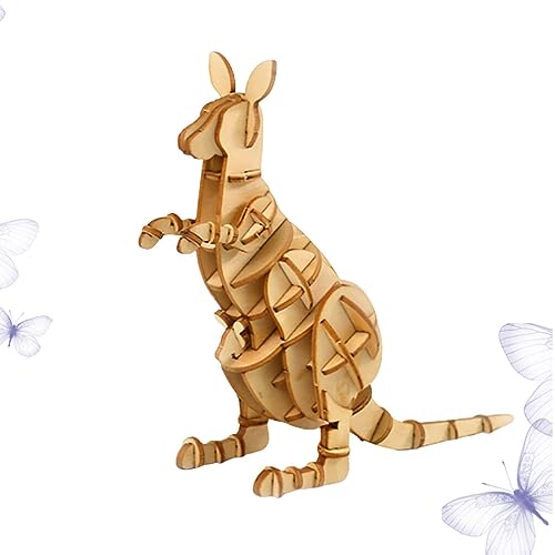 ibasenice 3D Puzzles for Kids 3D Puzzle for Adults Boy Kids Toys Wood Puzzle 3D Puzzles for Adults Puzzle Jigsaw for Kids Rabbit Wooden Puzzles for ibasenice