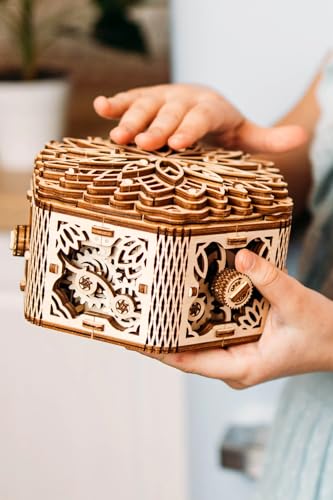 Wood Trick Flower Für Elise Wooden Music Box Kit - DIY Keepsake & Jewellery Box for All Ages Wood Trick