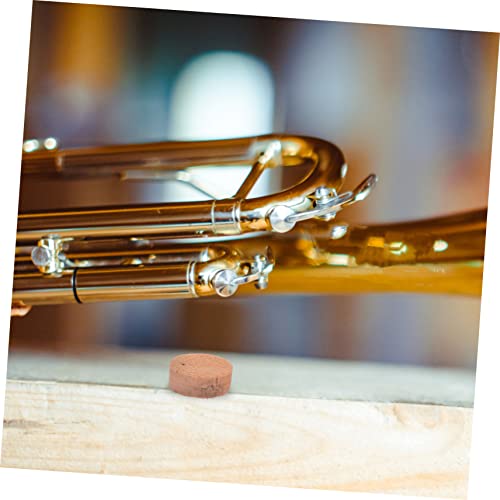SUPVOX 3Pcs Drain Valve Cork Pad trombone water key cork trombone key pads trombone wood cork pads wooden trombone pads trumpet water key cork SUPVOX
