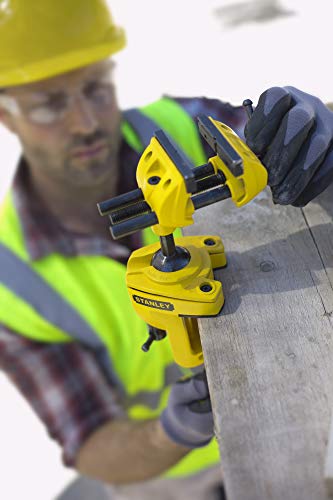 Stanley 1-83-069 MaxSteel Multi Angle Hobby Vice, Yellow/Black Stanley