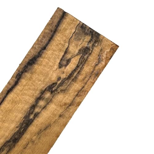 Exotic Wood Zone's Black and White Ebony/Pale Moon Turning Blanks | Square Lathe Hardwood Blocks (1, 1" x 1" x 12") Exotic Wood Zone