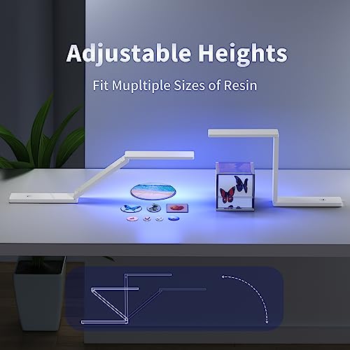 Winartton UV Light for Resin Curing, 54W UV Resin Light Lamp for Resin, Wireless & Foldable, 3-in-1 Uses, Resin Supplies for UV Resin, Resin Molds, Winartton