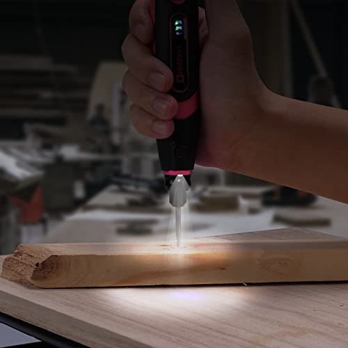 HARDELL Cordless Rotary Tool 4V, Upgrade Mini Rotary Tool Kit 18000 RPM with 74 Accessories, 3-Speed Multi-Purpose Rechargeable Rotary Tool for HARDELL