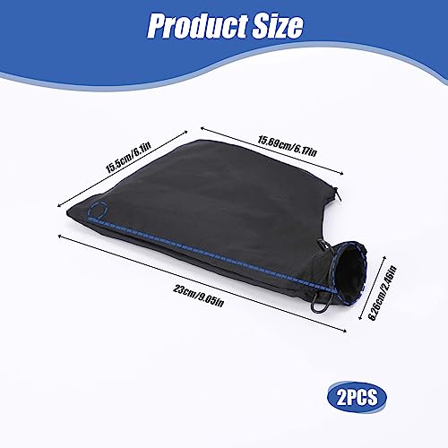 2 Pcs Table Saw Miter Saw Dust Bag Black Dust Collection Bag for Miter Saw 255 Model with Zipper and Wired Adjustable Stand Dust Bag for Belt Sander Mozeat Lens