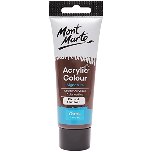 Mont Marte Acrylic Paint Studio 75ml - Burnt Umber Mont Marte