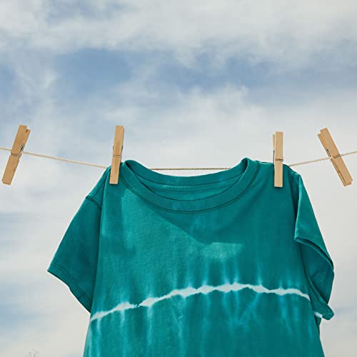 Juvale 100-Pack Large 4 Inch Wooden Clothespins - Heavy Duty Outdoor Clothes Clips for Hanging Clothes, Art, Crafts, Photo Displays Juvale