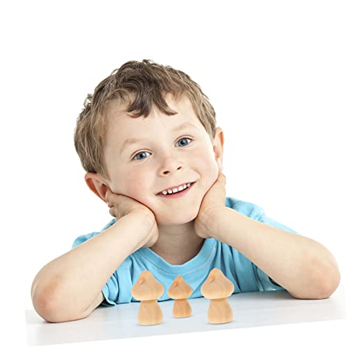 COHEALI 30 Pcs DIY Wooden Ornaments Peg Doll Family Wooden People Unpainted Wooden Figurines Peg Doll Wood Bodies Unfinished Wooden Pegs Nativity COHEALI