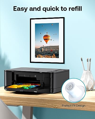 31 32XL Ink Bottle Refill Kit Compatible for HP Smart Tank 5101 7301 7602 7001 6001 Plus 551 651 455 457 450 All-in-One Ink-Tank Printers, 4-Pack JETSIR
