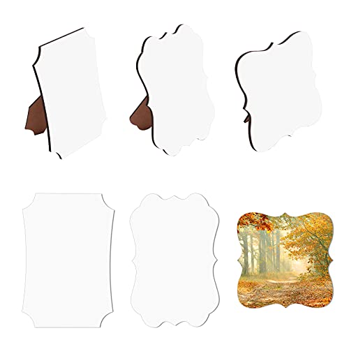 FINGERINSPIRE 3 Pcs Blank Sublimation Photo Frame Heat Transfer Blank Photo Frame MDF Frame Sublimation Blank Photo Frame Wooden Sublimation Photo FINGERINSPIRE