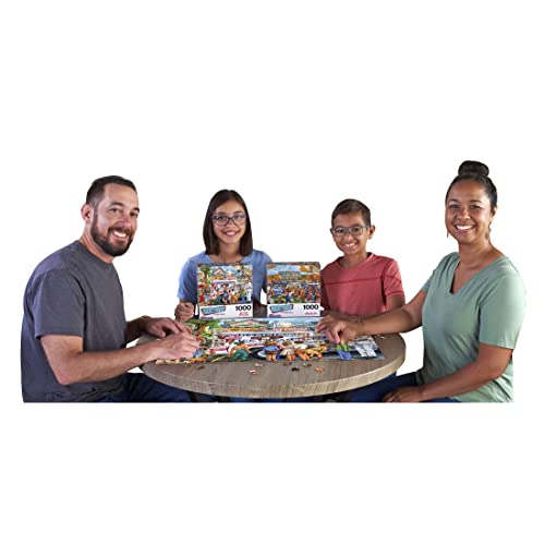 Back to The Past 1000 PC Jigsaw Puzzle - Ice Cream Truck Day Cra-Z-Art
