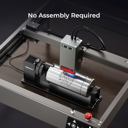 Officical Creality Rotary Roller Pro, Laser Engraver Accessories 3-in-1 Kit for Creality Falcon and 95% of Other Engraving Machines, Jaw Chuck for SainSmart