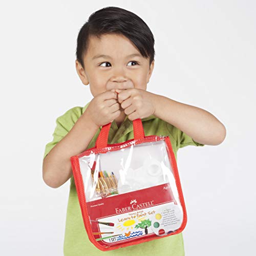 Faber-Castell Young Artist Learn to Paint Set - Washable Paint Set for Kids Faber-Castell