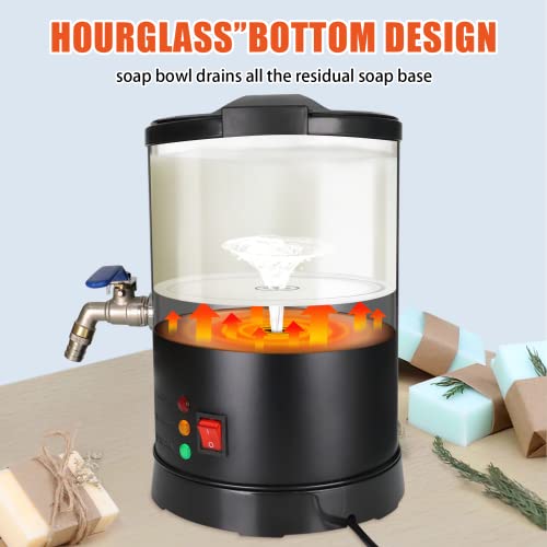 FAST MELT 3L Soap Base Melter - Soap Making Kit with Constant Temperature Control Melter, Quick Pour Spout, Ideal for Homemade Soap Business Fast FAST MELT