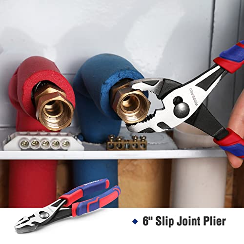 WORKPRO 35-Piece Tools Set, General Household Tool Kit with Storage Toolbox, Basic Tool Set for Home, Garage, Apartment, Dorm, New House, Back to WORKPRO