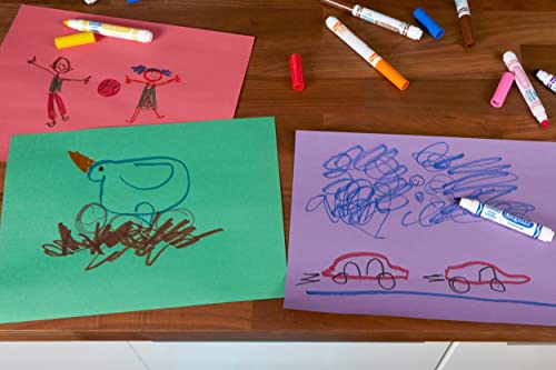 Crayola Ultra Clean Washable Markers (12 Boxes), Bulk Markers for Kids, 10 Broad Line Markers, Holiday Gifts & Stocking Stuffers, 4+ Crayola