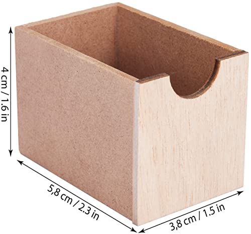 BRUBAKER Wooden Advent Calendar to Fill with 24 Drawers - DIY Unfinished Christmas Calendar for Painting, Crafting and Self-Design - Christmas House BRUBAKER