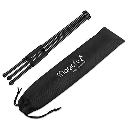 Magicfly 6 Pack Tabletop Easel, Black Steel Table Top Easels for Display, Adjustable & Portable Tripod Easel with 6 Storage Bags, for Signs, Posters, Magicfly