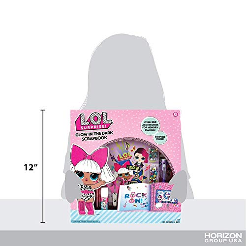 L.O.L. Surprise Glow-In-The-Dark Scrapbook by Horizon Group USA L.O.L. Surprise!